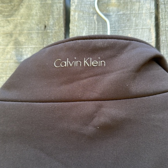 Men’s Calvin Klein Fleece Lined Double Zip Winter Coat size Large - Picture 7 of 8